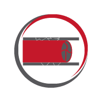 Cracked drain icon.